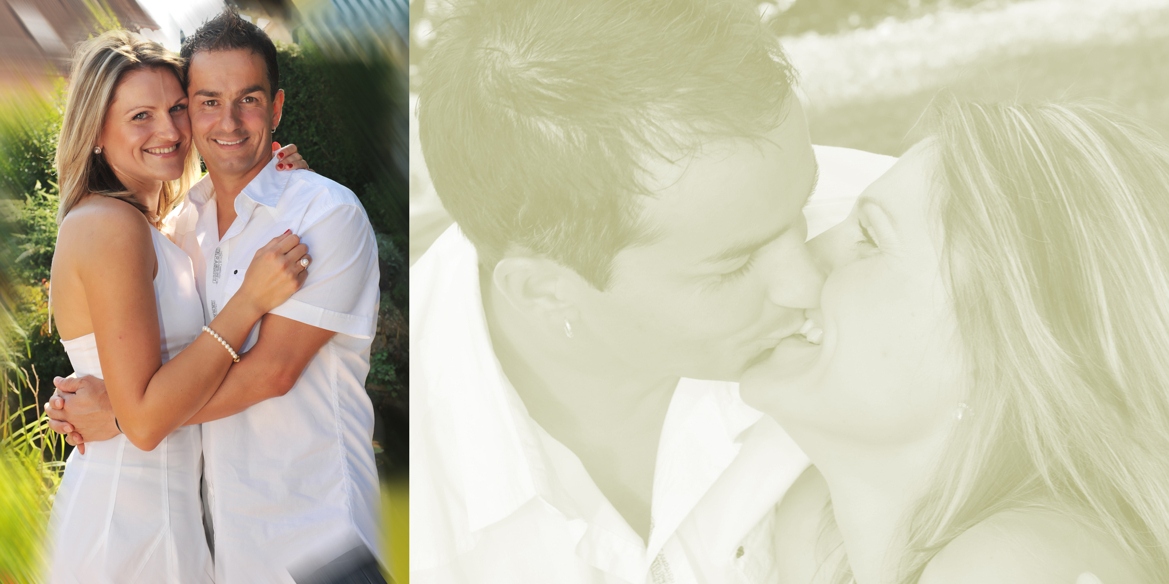 Vor dem Unfall – ein schöner Moment von uns beiden.